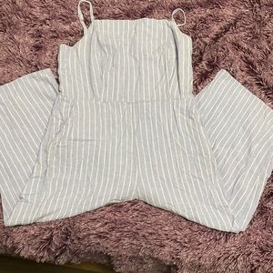 Old Navy Lilac and White Jumpesuit